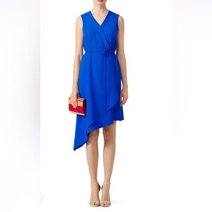 Slate & Willow Vibrant Blue Asymmetrical Dress
